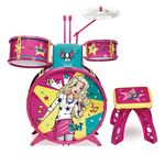 Bateria Infantil - Barbie - Rock Star - Barão