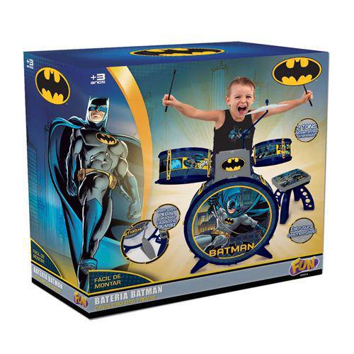 Bateria Infantil - DC Comics - Batman - Fun