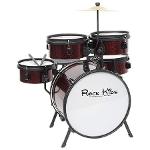 Bateria Infantil Rmv Rock Kids Bumbo 14 Polegadas com Banco Prato e 1par de Baquetas