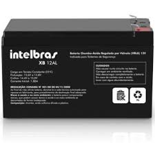 Bateria Intelbras Xb 12al 12 V para Sistemas de Segurança