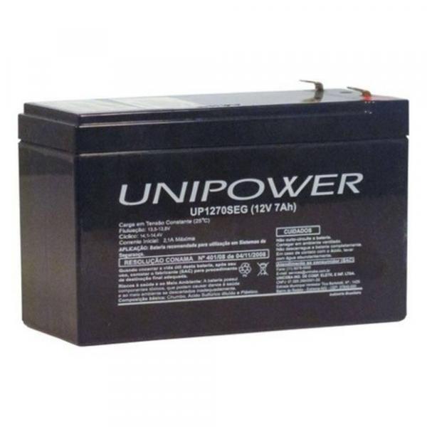 Bateria Interna Selada para Nobreak 12V 7A Unipower