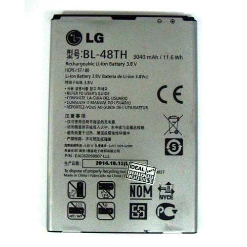 Tudo sobre 'Bateria Lg Bl-48th E989 Optimus Pro Lite Dual D685 Original'