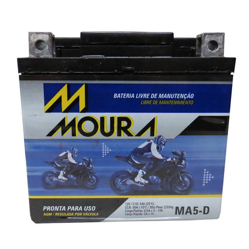 Bateria Ma5-d Moura 5ah Honda Pop 100 2007/2015