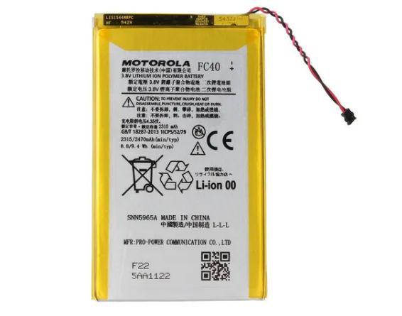 Bateria Moto G3 Geração 3 Xt1543 Xt1544 - Fc40 Original - Motorola