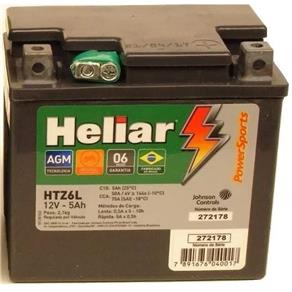 Bateria Moto Heliar Htz6l Cg Fan 125 150 160 Mix Es Ks Esdi