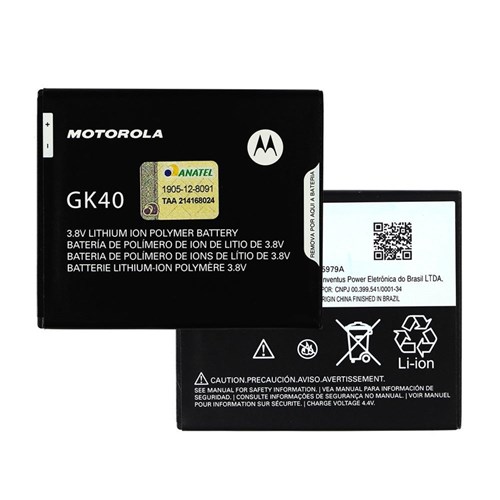Bateria Motorola Moto G 4º Geração Play Original