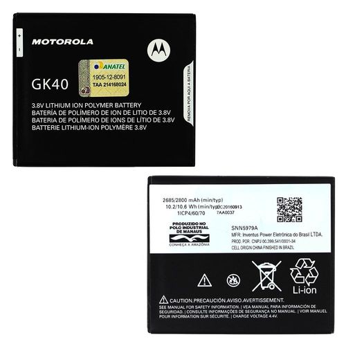 Bateria Motorola Moto G4 Play GK40 XT1600