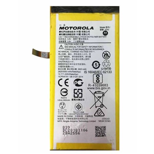Bateria Motorola Moto G4 Play Moto G5 Gk40 Xt1600 Xt1671 no Shoptime