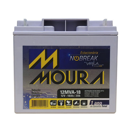 Bateria Moura 12MVA-18 Selada 12V 18AH Centrium Energy