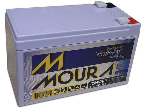 Bateria Moura ALDO Solar 12MVA-9 Estacionaria Nobreak 12V 9AH