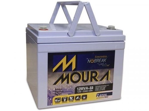 Bateria Moura Centrium ENERGY 12MVA-33 Estacionaria Nobreak 12V 33AH