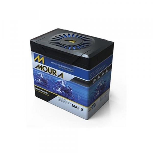 Bateria Moura Ma5-D 125 - 150 Cg-Titan-Biz-Nxr-Bros-Fan-Xre