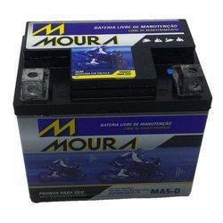Bateria Moura MA5D 125/150 Cg/titan/biz/nxr/bros/fan/xre300