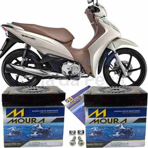 Bateria Moura Original Moto Honda Biz 125 Flex 2016 à 2018
