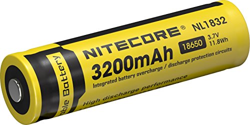 Bateria Nitecore 18650 de Lítio com 3200 Mah