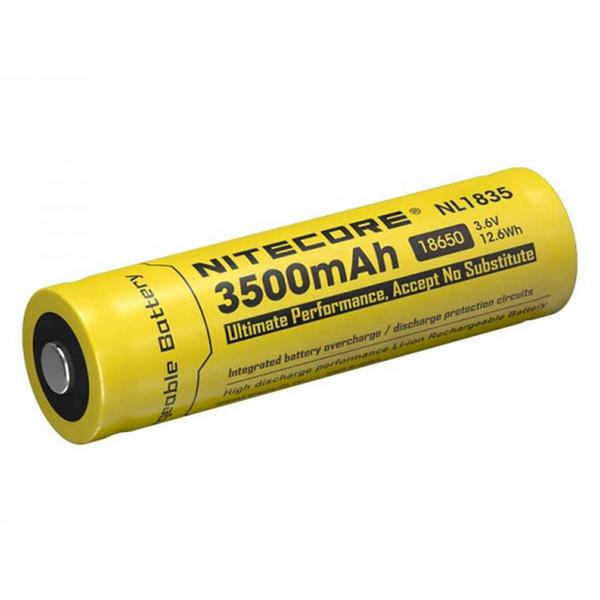 Bateria Nitecore 18650 de Lítio com 3500 Mah