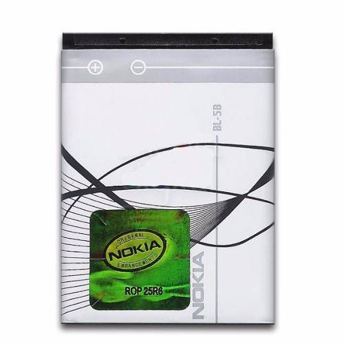 Tudo sobre 'Bateria Nokia BL-5B 5140, Nokia 5200, Nokia 5300, Nokia 6020, Nokia 6060, Nokia 6120, Nokia 7260, no'