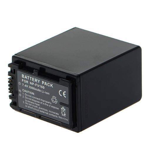 Bateria Np-Fv100 3900mah para Câmera Digital e Filmadora Sony Hdr-Xr160e, Hdr-Pj50ve, Dcr-Sr77e, Dcr