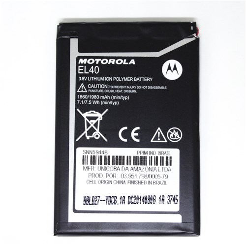 Bateria Original Motorola El40 - Moto e