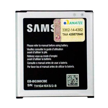 Tudo sobre 'Bateria Original Samsung Galaxy J2, Win 2 Duos TV - EB-BG360CBE'