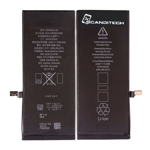 Bateria Original Scanditech Apple 1 Iphone 6 Plus Apn: 616-0772 - 2915 Mah -baap630