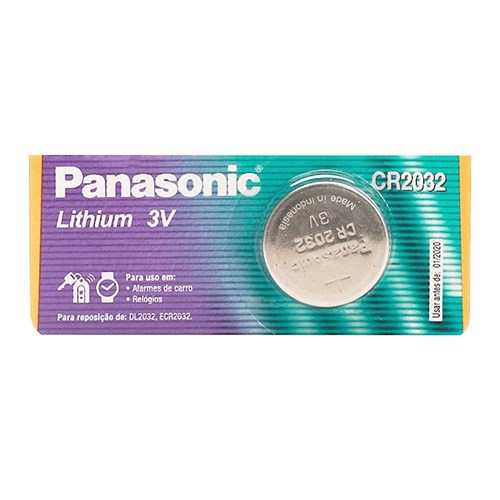 Bateria Panasonic 3V CR2032 Lithium