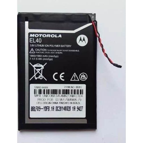Bateria para Celular Moto e Modelo Xt1022 E1 Motorola El40