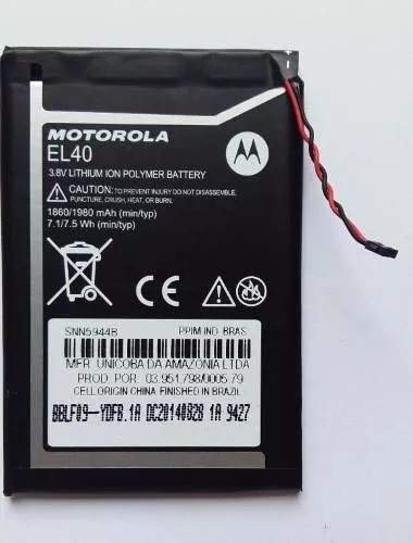 Bateria para Celular Moto e Modelo Xt1022 E1 Motorola El40