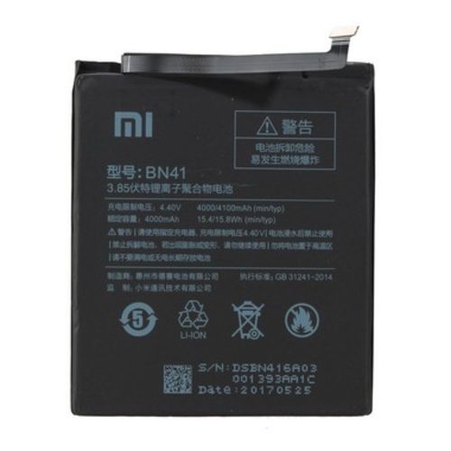 Tudo sobre 'Bateria para Celular Xiaomi Redmi Note 4 Bn41 4000mah'