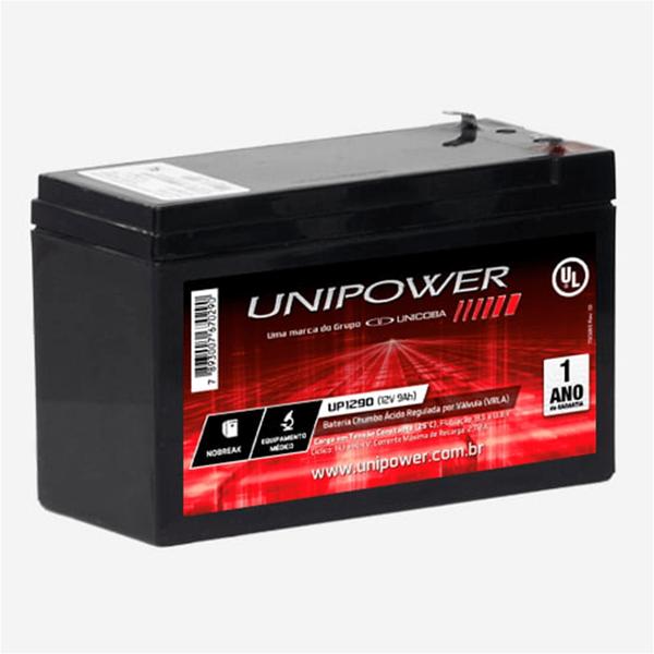 Bateria para Nobreak Interna Selada 12V 9Ah Unipower - UP1290