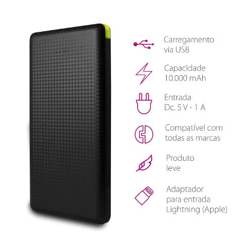 Tudo sobre 'Bateria Portatil Turbo Slim Preta para Asus Zenfone 2 Laser 6.0 Polegadas'