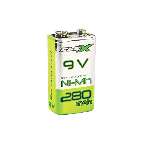 Bateria Recarregável 9V, Flex, FX9V25B1