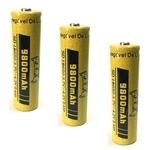 3 Bateria Recarregável JYX 18650 3,7v- 4,2v 9800 mAh