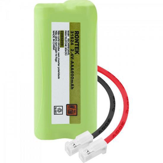 Bateria Recarregável Universal para Telefone Sem Fio NiMh 600mAh 2,4V RONTEK - 149
