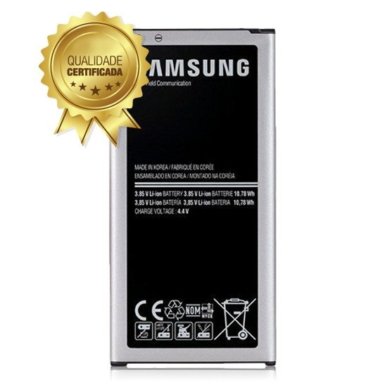 Tudo sobre 'Bateria S5 New Edition G900M G900F G900FD EB-BG900, EB-BG900BBE 2800mAh Compatível Samsung'