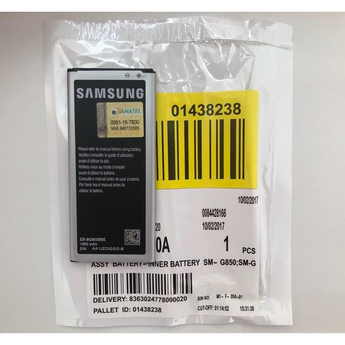 Bateria Samsung Alpha G850 Eb-bg850bbu Original com Nfc