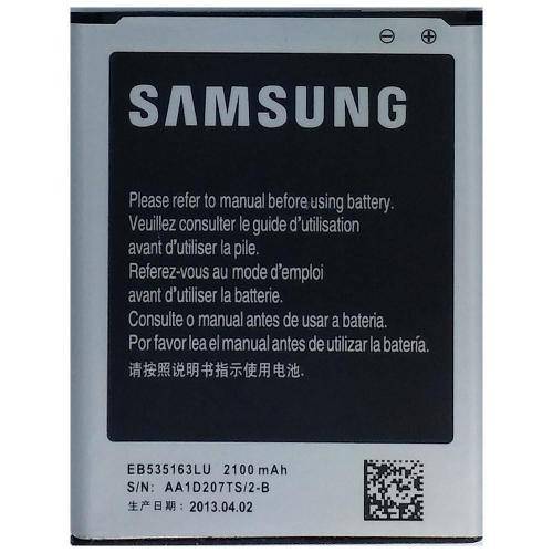 Tudo sobre 'Bateria Samsung Galaxy Gran Duos Gt-I9082 - Eb535163lu'