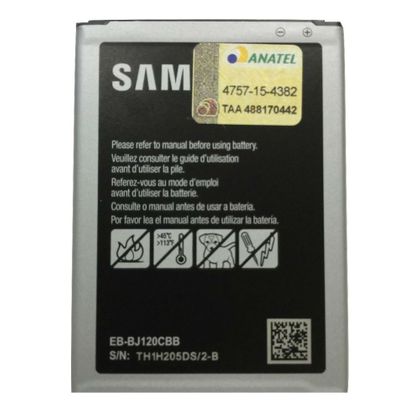 Tudo sobre 'Bateria Samsung Galaxy J1 Sm-J120H - Original - BJ120CBB'