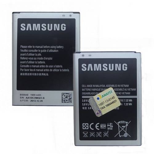 Tudo sobre 'Bateria Samsung Galaxy S4 Mini Gt-I9192, Gt-9190 ou Gt-9195 1900mah'