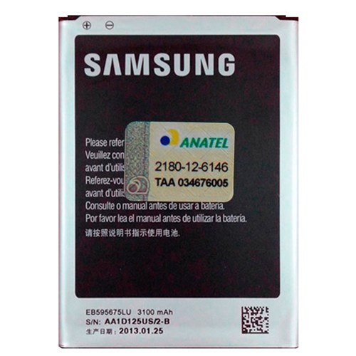 Bateria Samsung Gh43-03756A Eb595675lu Galaxy Note 2 Original