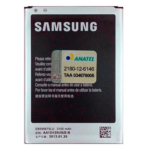 Bateria Samsung GH43-03756A EB595675LU Galaxy Note 2 Original