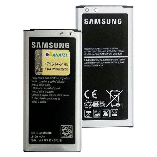 Tudo sobre 'Bateria Samsung S5 Mini G800 EBBG800CBE'