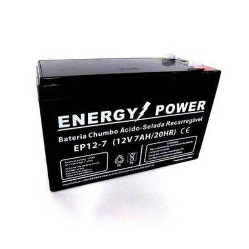 Bateria Selada Gel 12v 7ah Energy Power Ep12-7 Vrla (agm)