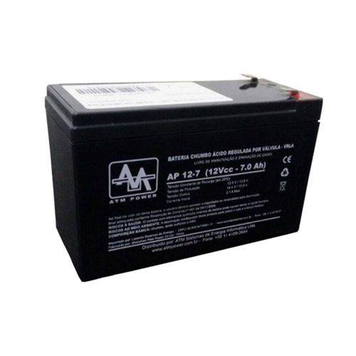 Bateria Selada P/Nobreak 12v/7ah - Atm Power