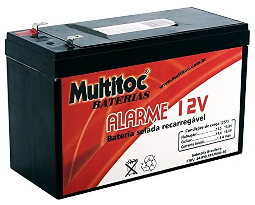 Bateria Selada Recarregável 12V 07Ah Multitoc