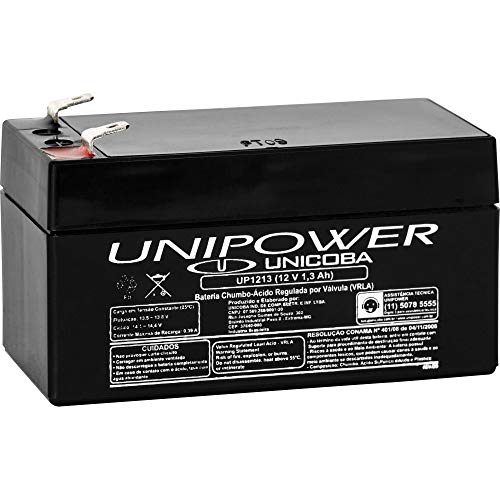 Bateria Selada UNIPOWER 12V 1.3AH UP1213