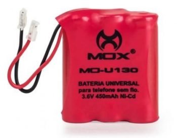 Bateria Telefone Sem Fio 3.6v 450mah Universal 3aaa Mo-u130 - Mox