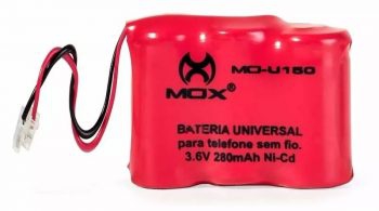 Bateria Telefone Sem Fio 3.6v 280mah Universal 3aaa Mo-u150 - Mox