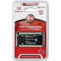 Bateria Universal Mox Mo-p104 para Telefone Sem Fio Como Panasonic, GE e Toshiba 650 Mah