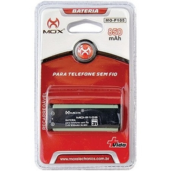 Bateria Universal Mox Mo-P105 para Telefone Sem Fio Como Panasonic, Ge e Toshiba 650 Mah